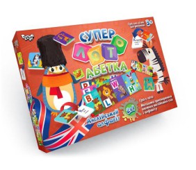 Настільна гра "Суперлото, Азбука" укр / англ