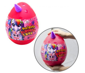 Іграшка-сюрприз "Unicorn Surprise Box", укр (малиновий)