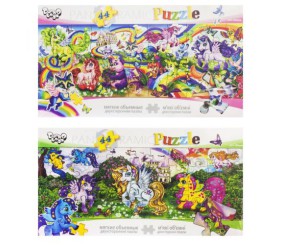 Пазл двосторонній "Поні", 44 деталі