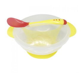 Набір для годування, прозорий, жовтий