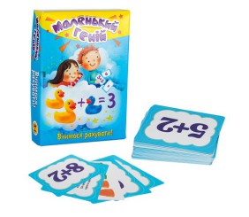 Навчальні картки "Маленький геній" (укр)