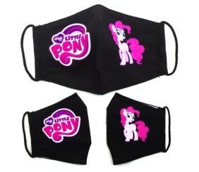 Багаторазова 4-х шарова захисна маска "Поні" розмір 3, 7-14 років