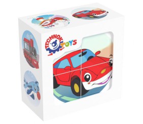 Кубики "У світі техніки ТехноК" (4 кубика)