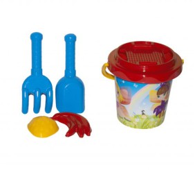 Набір пісочний 3 ТехноК (червоний)