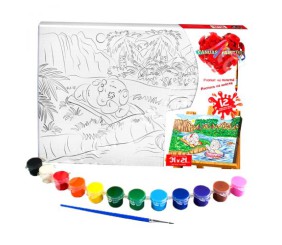 Розпис на полотні "Мишка"