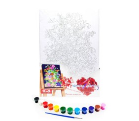 Розпис на полотні "Квіти"