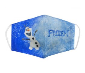Багаторазова 4-х шарова захисна маска "Холодне серце: Олаф" розмір 3, 7-14 років