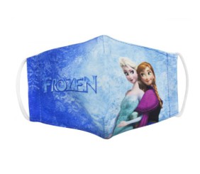 Багаторазова 4-х шарова захисна маска "Холодне серце: Ельза і Анна" розмір 3, 7-14 років