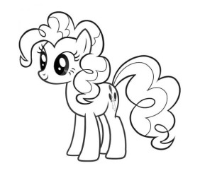 Розпис по полотну "Поні"