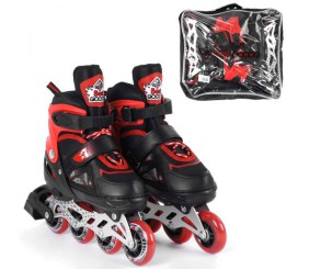 Ролики з підсвічуванням "Best Roller" S, червоний