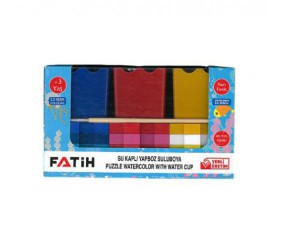 Набір сухих фарб "Акварель", 12 кольорів