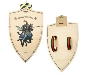 Щит дерев'яний "Лицар"