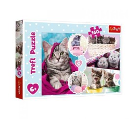 Пазли "Котики", 160 елементів