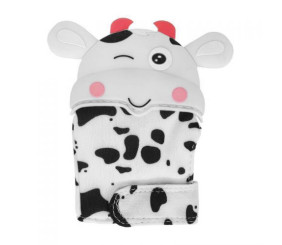 Прорізувач-рукавичка "Корівка", білий