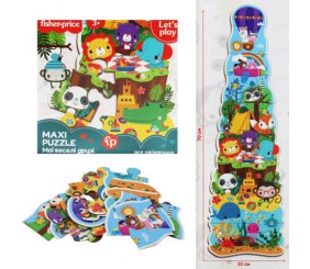 Бебі пазли "Мої веселі друзі" (укр)