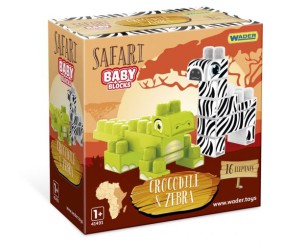 Конструктор "Baby Blocks: Кродил і Зебра"