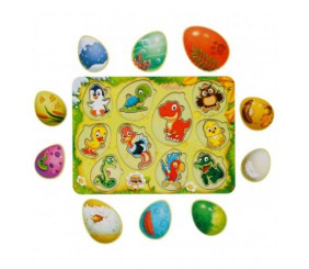 Сортер-вкладиш "Хто в яйці?"