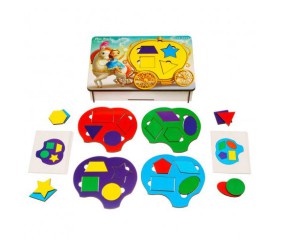 Сортер- пазл "Фея в кареті"