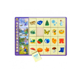 Дерев'яна гра "Асоціації", пори року