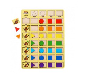 Сортер-вкладиш "Бобри-маляри"