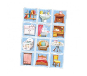 Пазл "Половинки. Меблі"