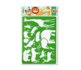 Трафарет пластиковий "Сафарі"