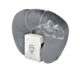 Дорожня подушка підголовник "Travel time by car", Tigres (сіра)