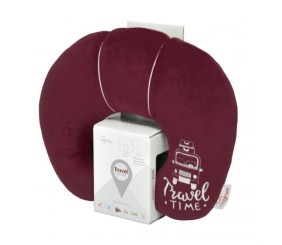 Дорожня подушка підголовник "Travel time by car", Tigres (червона)