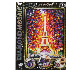 Алмазна мозаїка "DIAMOND MOSAIC. Ейфелева вежа"