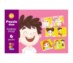 Пазли "Емоції", 6 елементів