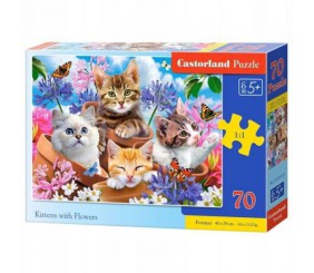 Пазли Castorland "Кошенята", 70 дет.