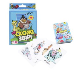 Настільна гра "Несхожі звірі" (укр)
