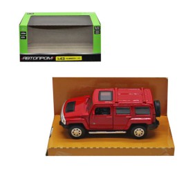 Машинка "Автопром: Hummer" червона
