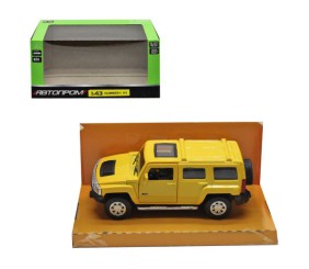 Машинка "Автопром: Hummer" жовта