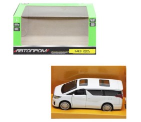 Машина АВТОПРОМ "Toyota Alphard", білий
