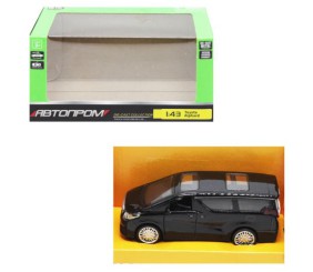 Машина АВТОПРОМ "Toyota Alphard", чорний