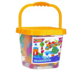 Конструктор у відрі, 134 деталі