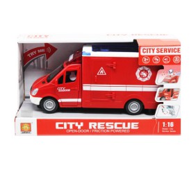 Машина служби порятунку "Defender", червона