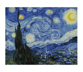 Картина за номерами "Зоряна ніч ©Вінсент Ван Гог"★★★★