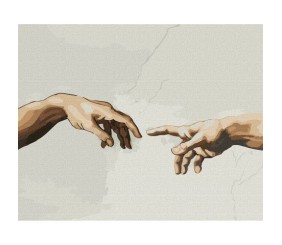 Картина за номерами "Створення Адама © Мікеланджело" ★★★