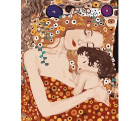 Картина за номерами "Мати та дитина ©Густав Клімт" ★★★★