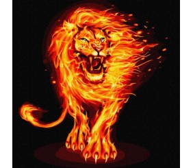 Картина за номерами "Вогняна сила"