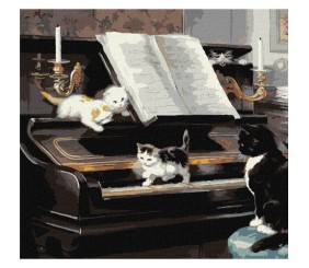 Картина за номерами "Музиканти"