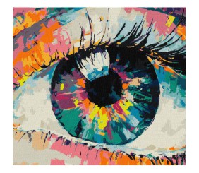 Картина за номерами "Райдужний погляд"