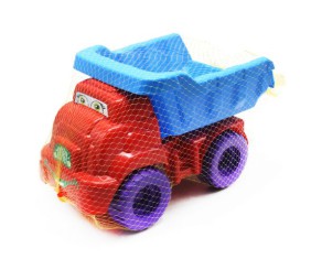 Самоскид "Смайлик", (блакитний, червоний)