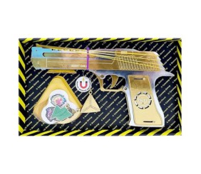 Деревʼяний пістолет "Резинкостріл" Gold