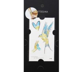 Тимчасові тату "Українські колоски"