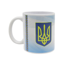 Чашка "Ukraine - прапор та герб"
