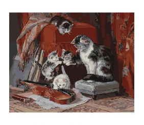 Картина за номерами "Маленькі музиканти" ★★★★