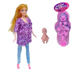 Лялька "Anyali" вагітна, блондинка